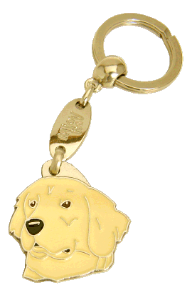 GOLDEN RETRIEVER - Medagliette per cani, medagliette per cani incise, medaglietta, incese medagliette per cani online, personalizzate medagliette, medaglietta, portachiavi